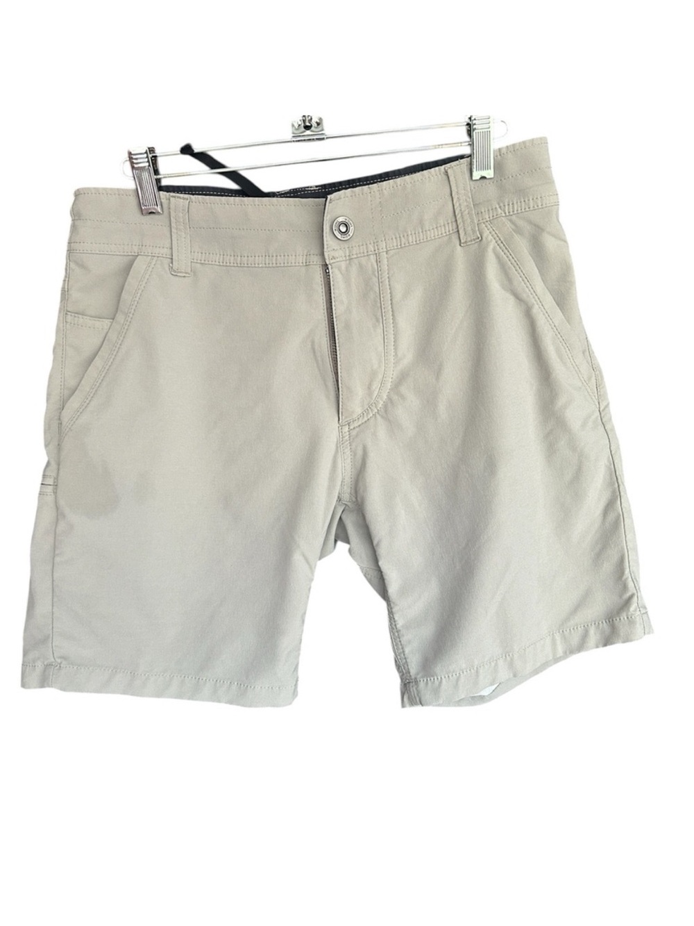 Kuhl Hiking Shorts Women’s Size 30 Khaki Lightweight Outdoor Trail Camping